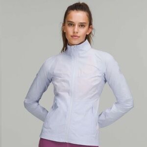 Lululemon Fast And Free Windbreaker In Light Purple Jacket